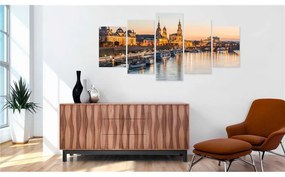 Quadro Dresden, Germany  Colore Beige, Dimensioni e Misure 100x50