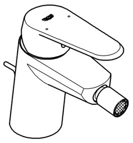 GROHE 33244002 - Miscelatore per bidet EURODISC COSMOPOLITAN DN 15 cromo lucido