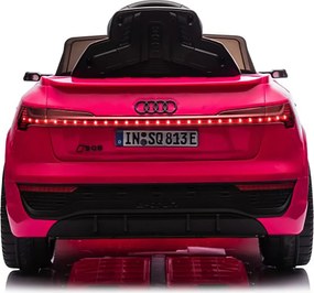 Macchina Elettrica per Bambini 12V Licenza Ufficiale Audi SQ8 E-Tron con Telecomando e Sedile Pelle Rosa...