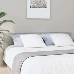 Testiera Letto Grigio Cemento 200x1,5x80cm İn Legno Multistrato /