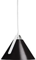 Lampadario cucina cameretta sospensione moderna pendente 3 metri snack tavolo bar pub LED lampada E27 230V NERO