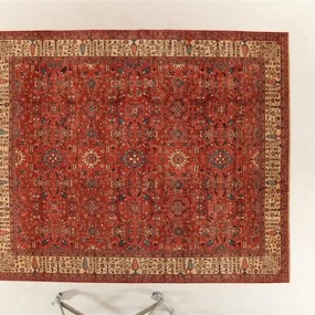 Tappeto Shabarghan S orientale in lana, annodato a mano, multicolore, L 120 x L 80 cm