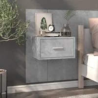 Comodino a Muro Grigio Cemento cod mxl 30260