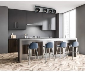 Faretto FAUN 4xE27/60W/230V nero