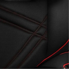 Lionelo - Seggiolino auto HUGO i-Dimensioni 100-150 cm nero/rosso
