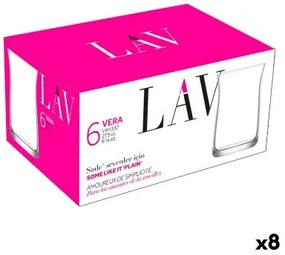 Set di Bicchieri LAV Vera 275 ml 6 Pezzi (8 Unità)