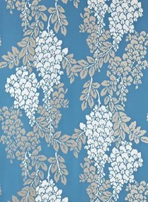Wisteria von Farrow & Ball - Chinese Blue/ Silver/ White Tie