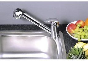 Aqualine - Miscelatore per lavello KASIOPEA 20 cm cromo lucido