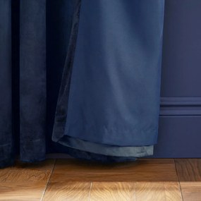 Tende in tessuto dimout blu in set di 2 168x229 cm Kingsley - Catherine Lansfield