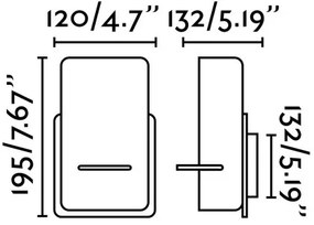 FARO 62130 - Lampada da parete SMILE 1xE27/15W/230V bianco