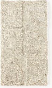 Tappeto soffice a pelo lungo con motivo in rilievo Jade