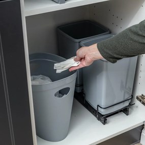 Contenitori per rifiuti in plastica in set da 2 pezzi 20 l - Addis