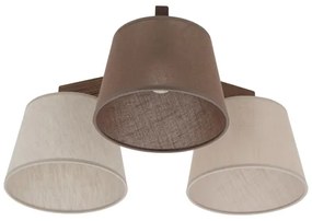 Brilagi - Lampadario da soffitto a montaggio superficiale LATTE 3xE27/15W/230V pino/mix