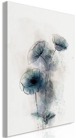 Quadro  Blue Poppies (1 Part) Vertical  Larghezza x Altezza Home decor 40x60