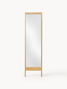 Specchio pendente in legno di quercia A Line