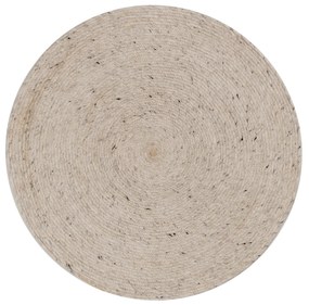 Kave Home - Tappeto rotondo Takashi 100% lana grigia Ã˜ 150 cm