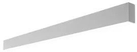 Plafoniera Lineare Alluminio da soffitto per Striscia LED 1 e 2 metri Variante Lunghezza 1 Metro