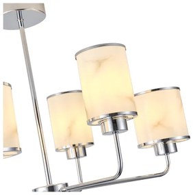 Lampadario a sospensione con supporto rigido 6xE27/60W/230V