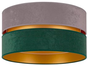 Duolla - Plafoniera DUO 1xE27/15W/230V diametro 40 cm grigio/verde/oro