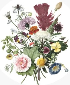 KEK Amsterdam Wandbild Wild Flowers Circle - S - 1.425m