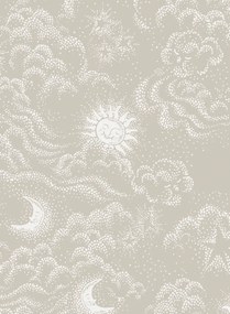 Littlephant Tapete Happy Cloud - Terra Powder