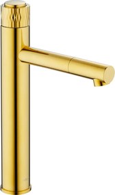 Mexen Diamond rubinetto alto per lavabo, oro - 71510-50