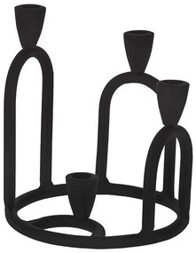 Eglo 422106 - Portacandela JELLICOE 22,5x19,5 cm nero