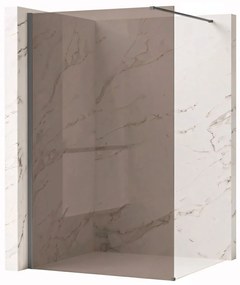 Parete doccia Rea Flexi Brown / Titan 90