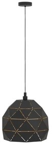 Eglo 97841 - Lampadario a sospensione con filo ROCCAFORTE 1xE27/60W/230V