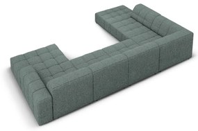 Divano angolare turchese (angolo sinistro/U) Chicago - Cosmopolitan Design