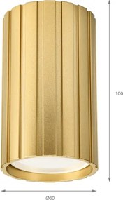 Brilagi - Faretto CRISPINA 1xGU10/10W/230V 10 cm dorato