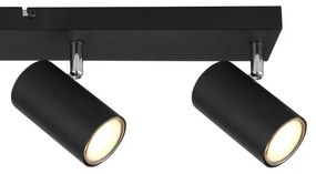 Globo 57911-4B - Faretto ROBBY 4xGU10/35W/230V nero