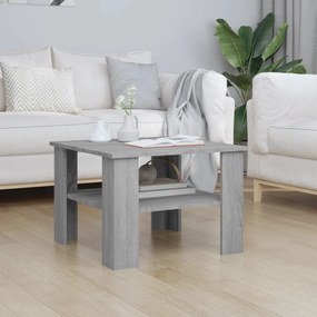 Tavolino Da Salotto Grigio Sonoma 60x60x42 Cm Legno Multistrato /