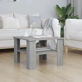 Tavolino Da Salotto Grigio Sonoma 60x60x42 Cm Legno Multistrato /