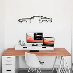 Decorazione da muro 70x15 cm car metallo