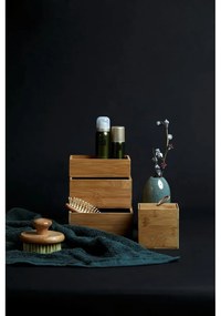 Set di 3 organizer da bagno in bambù colore naturale Terra - Wenko