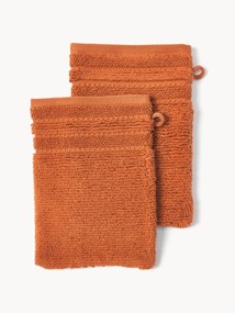 Set di 2 asciugamani piccoli da bagno con bordo rigato Luxe
