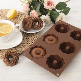 Stampo da forno in silicone per ciambelle 17x28 cm – Orion