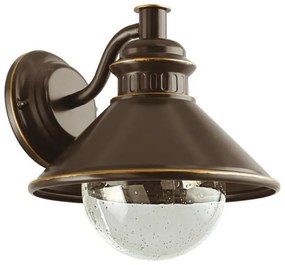 Applique rustico da esterno Albacete marrone IP44 1X E27 EGLO