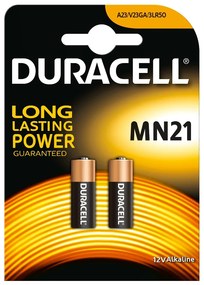 Batteria Duracell 12V MN21 Alcalina confezione da 2 pile