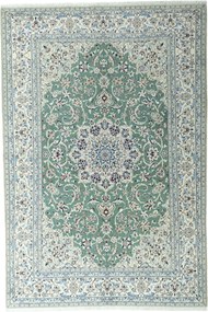 Nain Tappeto persiano 310 x 210 Verde (Iran) Annodato A Mano