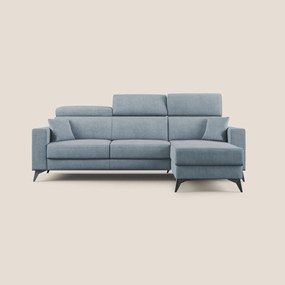 Pegaso divano letto angolare con poggiatesta reclinabili e rivestimento impermeabile T02