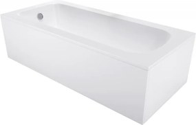 Mexen Vega vasca rettangolare 190 x 90 cm con rivestimento, bianca - 55011909000X