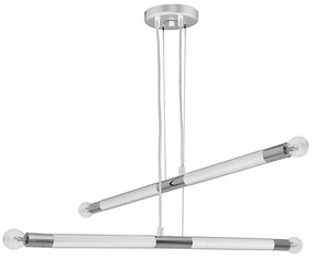 Lampadario su fune BASTONE WHITE 4xE14/40W/230V