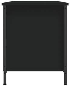 Mobile Porta TV Nero 100x40x50 cm in Legno Multistrato