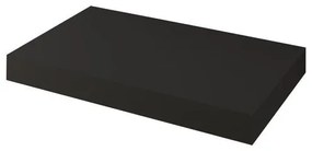 Top per lavabo  BADEN HAUS L 80 x H 8 x P 50 cm nero opaco mdf