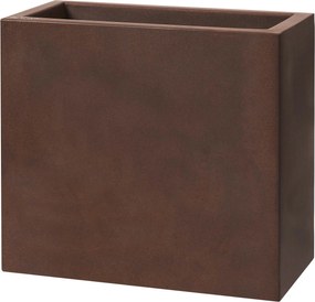 Vaso 99x39x70 cm in Polietilene Schio Tower 100 Bronzo...