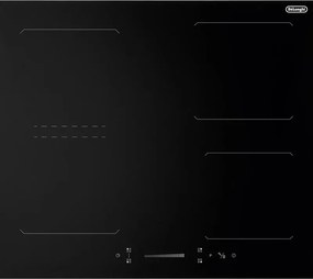 Piano cottura a induzione 4 zone L 60 cm YLI 61 BG DE'LONGHI nero