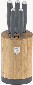 Set coltelli da cucina con supporto in bambù Aspen 6 pz