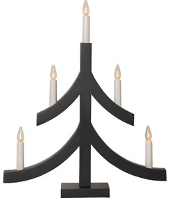 Decorazione luminosa natalizia grigio scuro Pagod - Star Trading